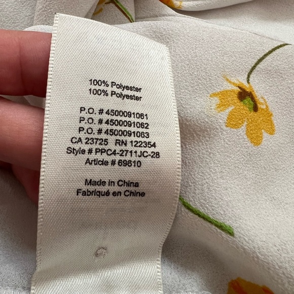 Aritzia Wilfred Lilia blouse Size Large - Picture 8 of 10